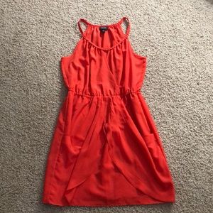Nicole orange dress